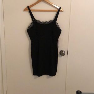 Black mini dress